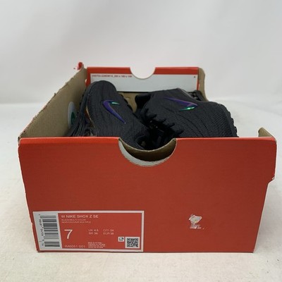 Nike Shox Z 'Iridescent Holograph' Black Sneakers, Size 7 BNIB