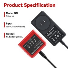 Charger For Milwaukee 18Volt Lithium-ion battery For M18 48-11-1840 48-11-1828