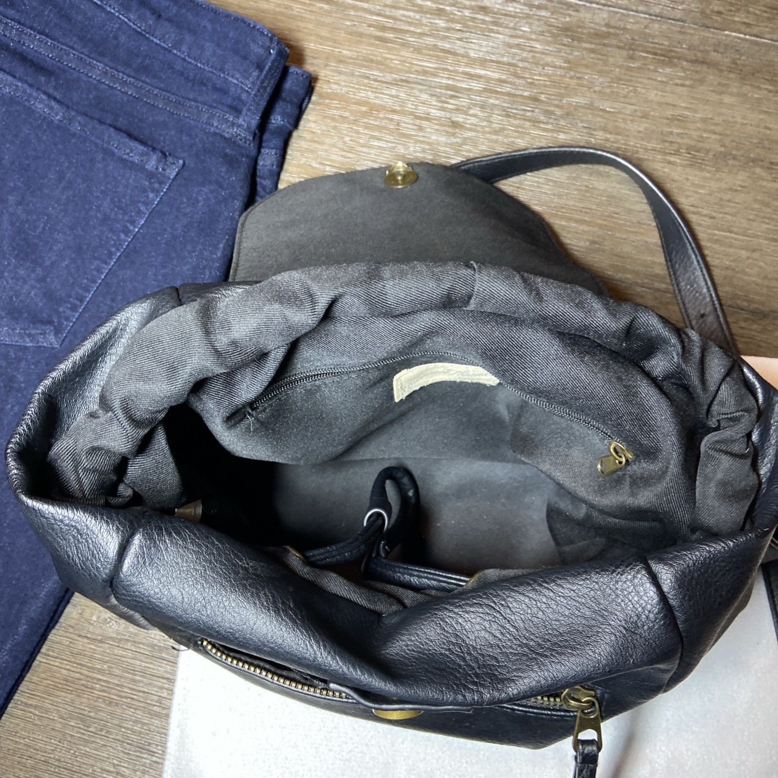 Universal Thread Mini Black Backpack Purse - image 5