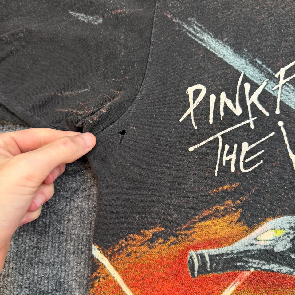 Vintage 1982 Pink Floyd The Wall All Over Print T Shirt Large Winterland - Image 4 of 4