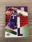 2022-23 Panini Donruss Elite LeBron James Name “L” Red and green