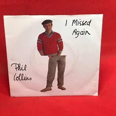 PHIL COLLINS I Missed Again 1981 UK 7'' vinyl single I'm Not Moving 45 record