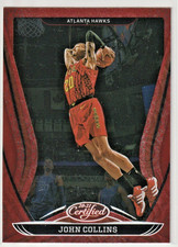2020-21 Panini Certified Basketball - John Collins #74 Mirror Red