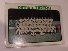 1973 Topps Baseball Detroit Tigers Team Card #191