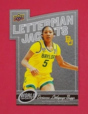 2025 Upper Deck World of Sports Letterman Jackets Die-Cut - Pick Your Card