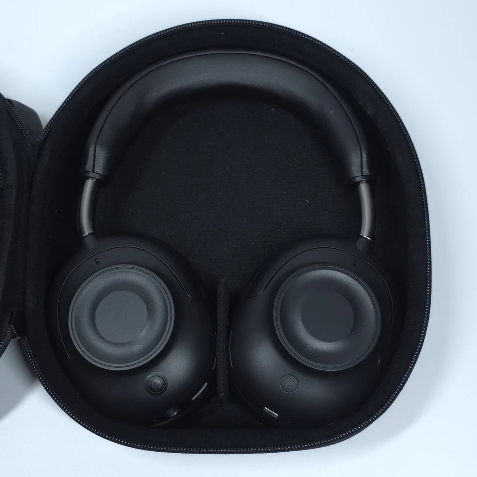 Sharper Image Soundhaven ANC • Over-Ear Wireless Headphones Black w/ Case - Image 2 of 4