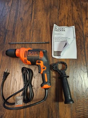 BLACK+DECKER 6.5 Amp 1/2 in. Hammer Drill - BEHD201 - New Open Box
