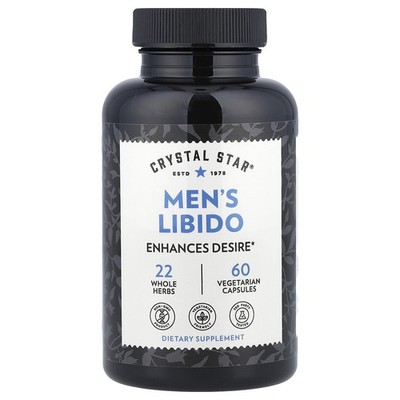 Crystal Star, Men's Libido, männliche Libido, 60 vegetarische Kapseln