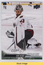 2022 Upper Deck Extended Series All-Star Team French Cam Talbot #675 READ 0rb9