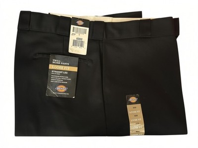 dickies big mens loose fit double knee cell phone pocket work