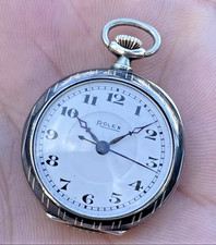 RARE PETITE  MONTRE GOUSSET POCHE ARGENT ROLEX SUISSE VERS 1926 Watch