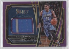 2019-20 Panini Select Throwback Memorabilia Purple Prizm 93/99 Tobias Harris 9ih
