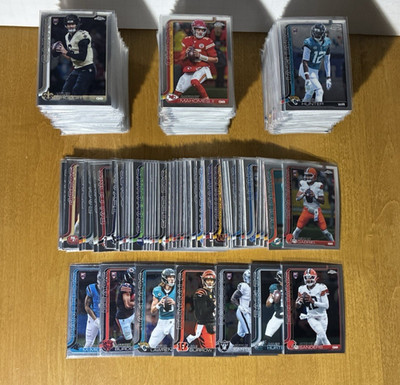 2025 Topps Chrome NFL Football BASE SINGLE - COMPLETE UR SET You Pick #1-400 RCs