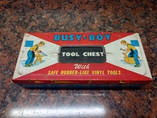 Vtg Busy-Boy Tool Chest. No Tools. 8"X3.5"X1.75"