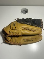 Franklin Brown Leather Baseball Glove Left Hand