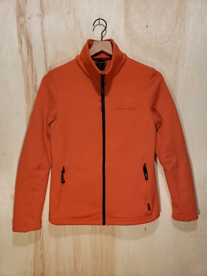 RARE Vist MADE IN ITALY Women's (M) Orange 311 Therma Sweater Jacket PRISTINE!