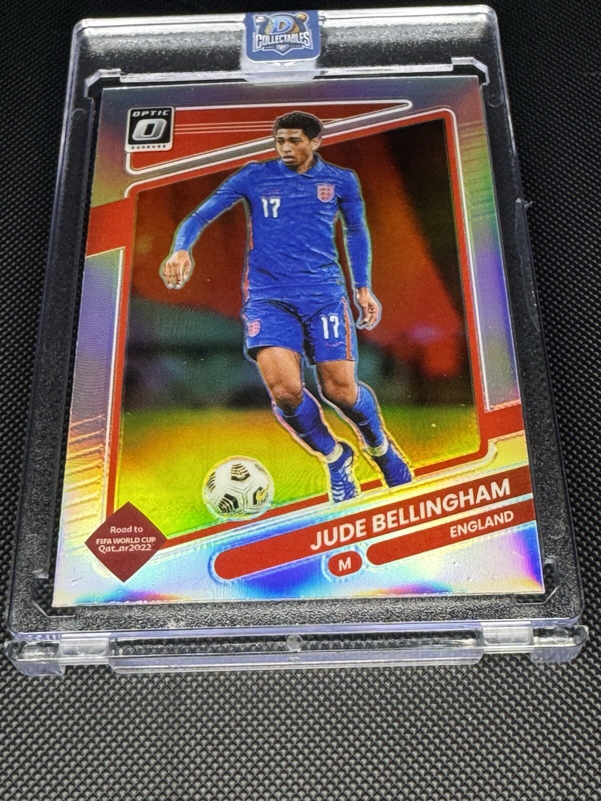 2021-22 Panini Donruss Road to Qatar - Optic Holo Prizm #48 Jude Bellingham