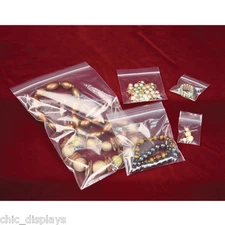 Jewelry Bags Zipper Bags Jewelry Zip Bag 2-mil Clear Bag Poly Bag 100~500~10