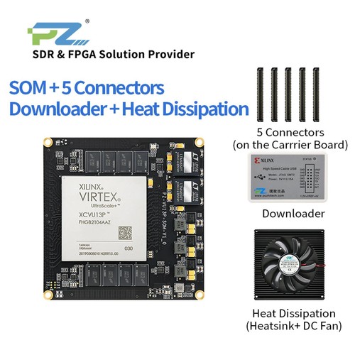 Puzhi FPGA Core Board Xilinx Virtex UltraScale+ XCVU9P XCVU13P Industrial Grade - Bild 7 von 14