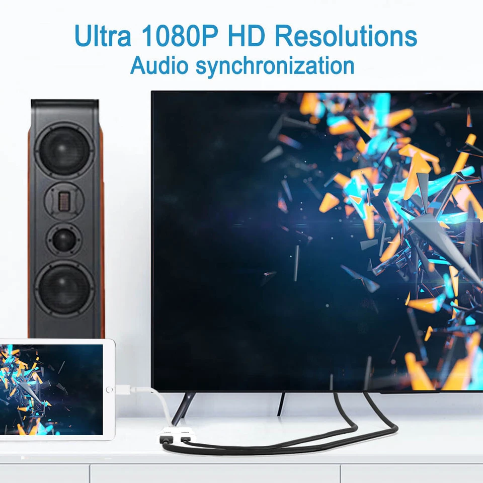 Digital 4K@60Hz For iPad to HDMI HD TV AV Adapter For Apple iPad Air 3 2 1 Mini - Image 3 of 4