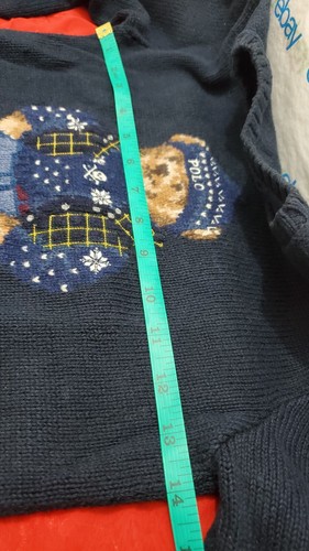 Polo Ralph Lauren RL Sweater Knit POLO BEAR Skull Kids Unisex Size 6 🔥Rare🔥 - Picture 8 of 12