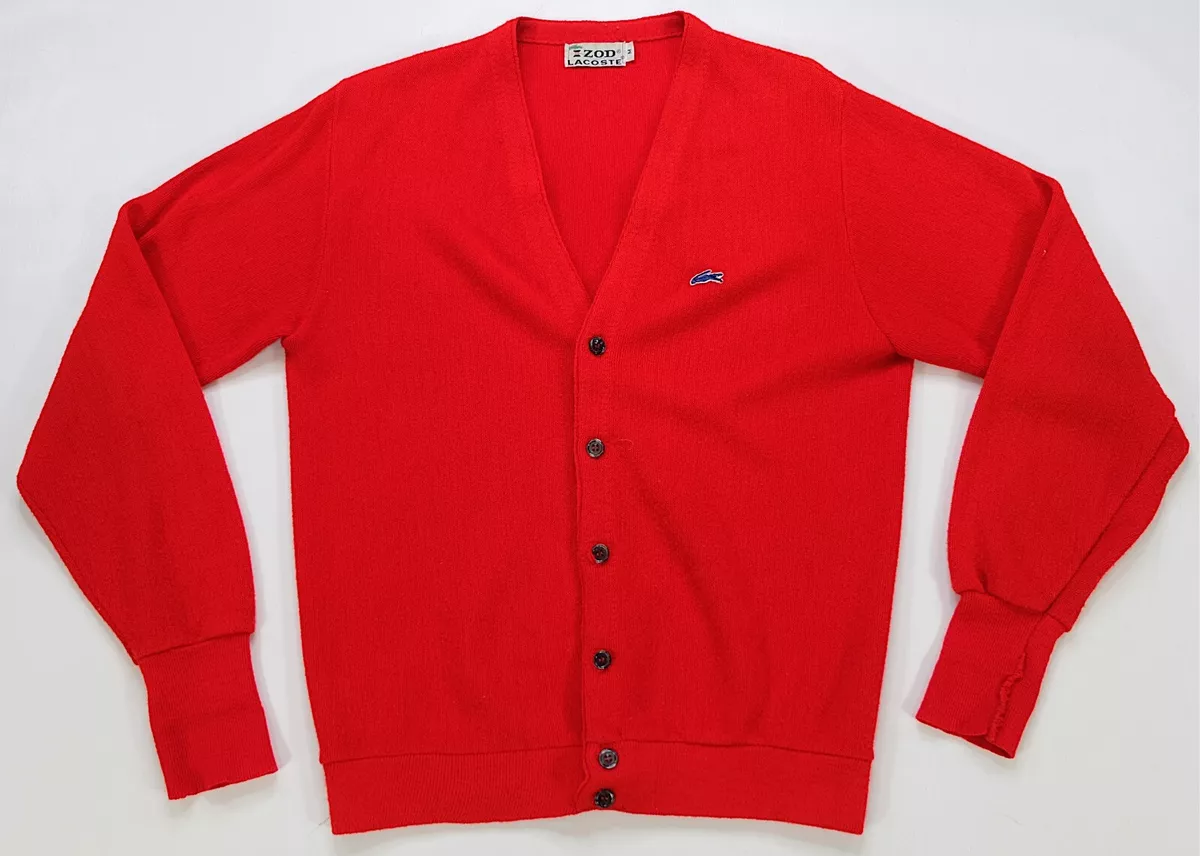 Vintage izod lacoste online cardigan