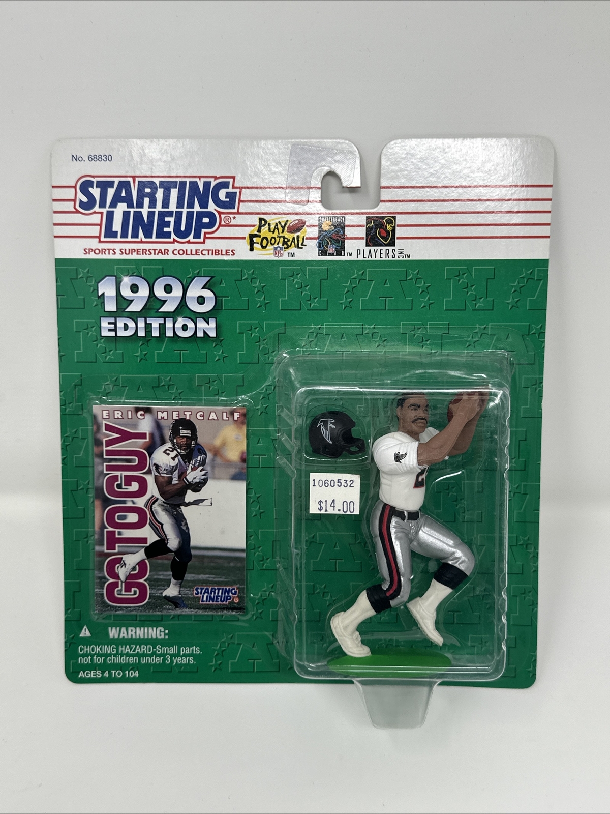 1996 Edition Starting Lineup Eric Metcalf Sports Figurine Atlanta
