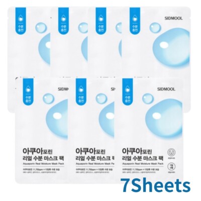 [Sidmool] Aquaporin 11,700ppm & polysaccharide Moisture Moisturizing Mask Sheets