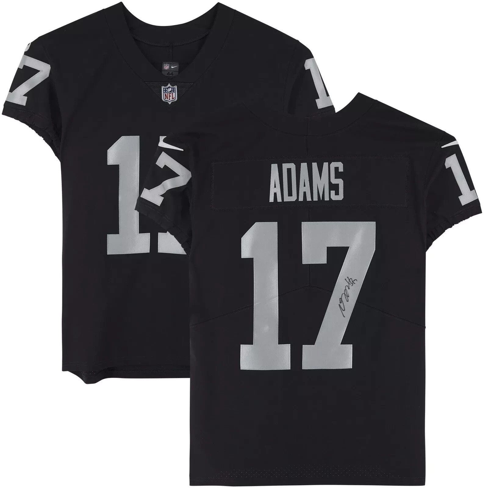 davante adams Autographed Signed las vegas raiders Black Nike Elite Jersey Fanatics 