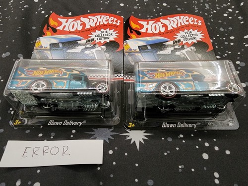 BRAND NEW Hot Wheels RLC Blown Delivery 2016 Kmart Exclusive Set of 2 ERROR! - 第 8/9 張圖片