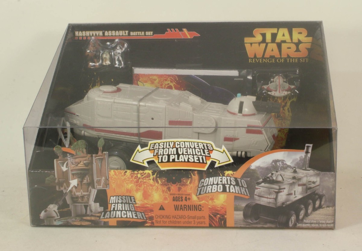 Star Wars Micro Machines Kashyyyk Assault Battle Set Hasbro 2005