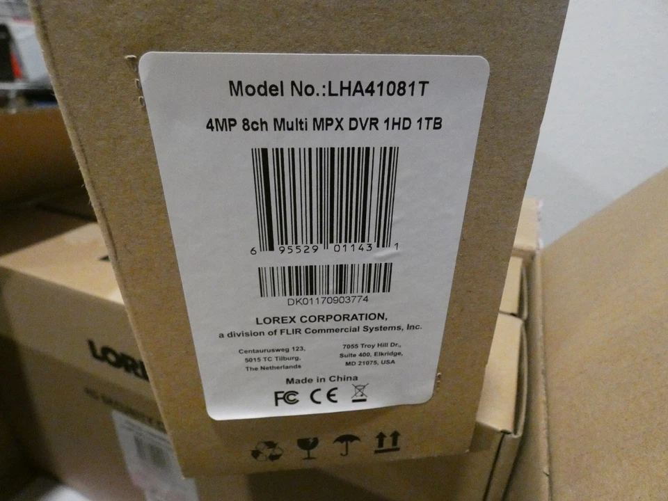 Lorex LHA4816B 8CH DVR 1TB with 6 A-MPX 4MP Bullet Security Cameras System - Image 4 of 4