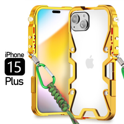 Metall Aluminium Bumper Stoßfest Hülle für iPhone 17 16 16e 15 14 13 12 Pro Max +