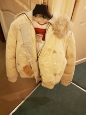 Timberland Winter Jacket With Fur Hood And Detach Sleeves (bnwt)