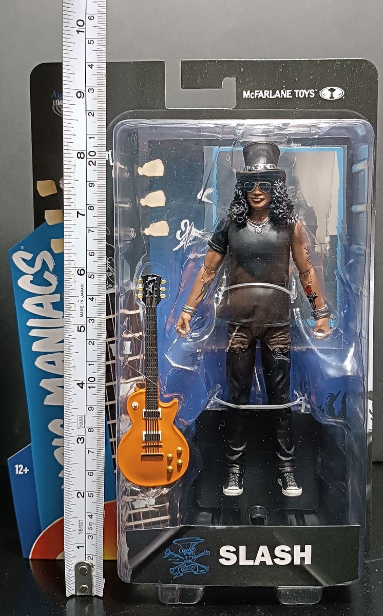 Slash フィギュア McFarlane Toys Amazon.com: McFarlane Toys - Music Maniacs Rock Slash 6in Action