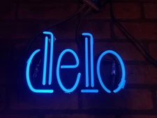 Modelo Especial Lion Neon Sign Replacement Tube - "delo" Tube Only