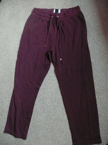 NEXT PURPLE CASUAL TROUSERS SIZE LARGE 