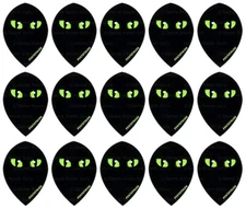 5 Sets Pentathlon Extra Strong Pear Dart Flights - Ships w/ Tracking - Cat Eyes