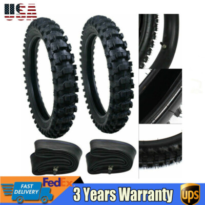 #ad 70 100 19 amp; 90 100 16 Front amp; Rear Tires Tubes For Honda Dirt Bike CR80 KX100 $128.84