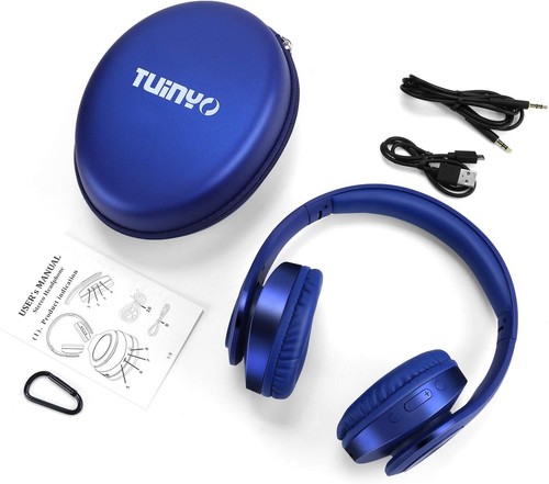 Bluetooth Headphones Wireless Over Ear Stereo Wireless Headset 40H Playtime BASE - Afbeelding 29 van 61