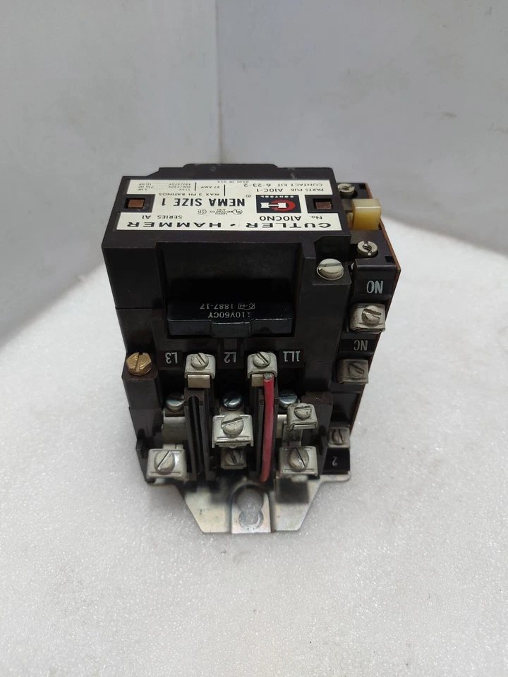 Cutler Hammer A10CN0 Démarreur NEMA Taille 1 Pièces Pub A10C-1 - Photo 4/4