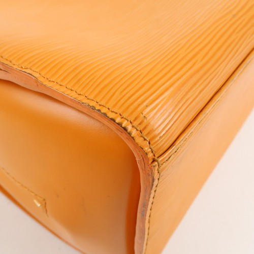Louis Vuitton Epi Pon Neuf Hand Bag Mandarin Orange M5205H Auth Used - Picture 11 of 24