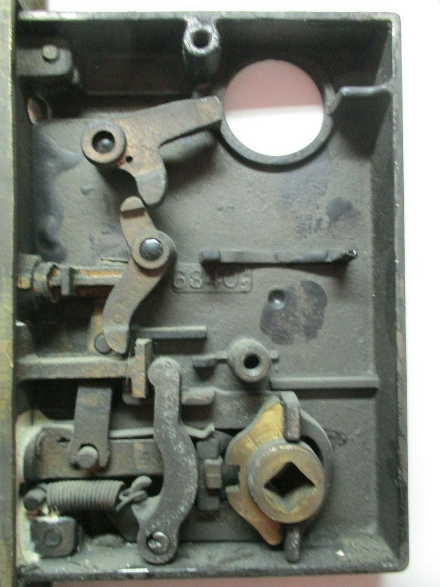 Antique Mortise Door Lock Springs The Anatomy And Restoration Of A Rim