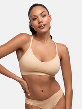 DORINA Women's Sz XL Revive Light Padded Wirefree Bralette Bra w/ Removable Pads