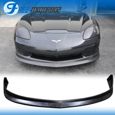 Fits 05-13 Chevy Corvette C6 Base Model Only Front Bumper Lip PU