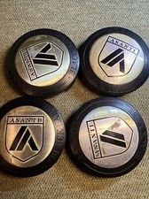 Asanti Wheels Flat Black Silver Wheel Center Cap Caps N-abl Ablcap-bk Set 4 Asanti Wheels Flat Black Silver Wheel Center Cap Caps N-abl Ablcap-bk Set 4