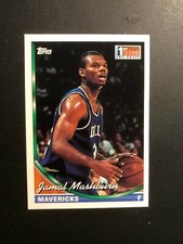 Rookie 1994 JAMAL MASHBURN Topps a Basketball Card # 312 Made in USA. rookie card picture