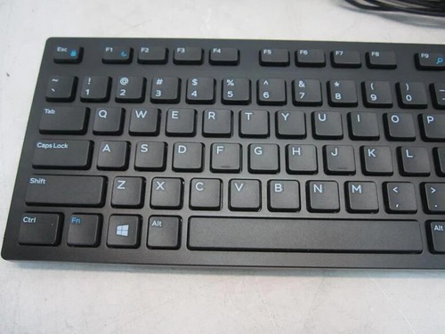 Dell USB KeyBoard UK English Quiet Key Wired Black New - Picture 3 of 3