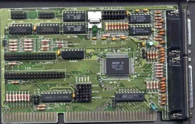 Kentech IDE-PLUS V2 Multi-I/O IDE Floppy ISA Controller Card - ACER M5105, 1992