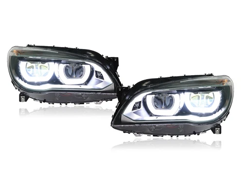 For BMW 7-Series F01 F02 2009-2015 LED Headlight Assembly Front Cold White Lamps - Picture 5 of 10